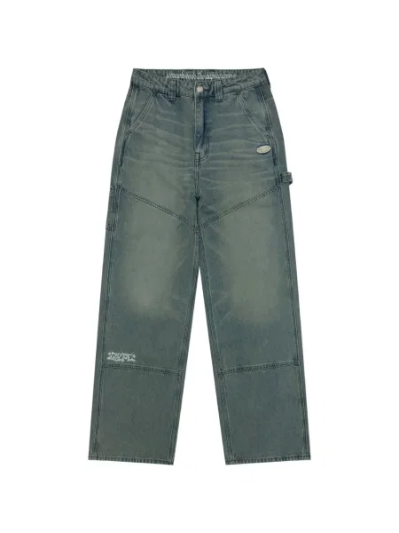 Pantaloni Aape By A Bathing Ape cu petice albastru