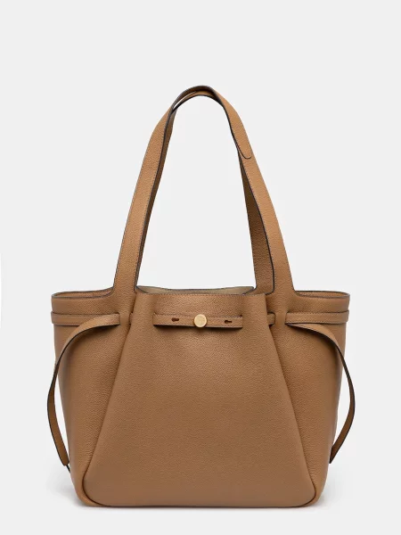 Shopperka Tory Burch beżowa