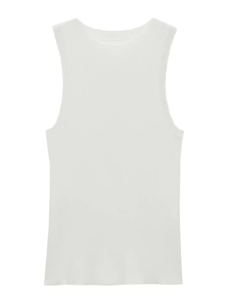 MANGO Top brodat KARL' alb