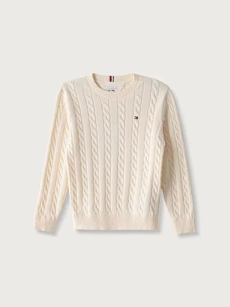 Tommy Hilfiger pulover pentru copii din bej