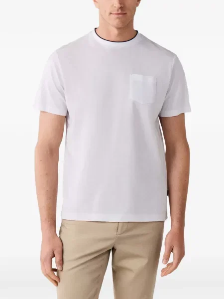 Tricou Hackett London alb