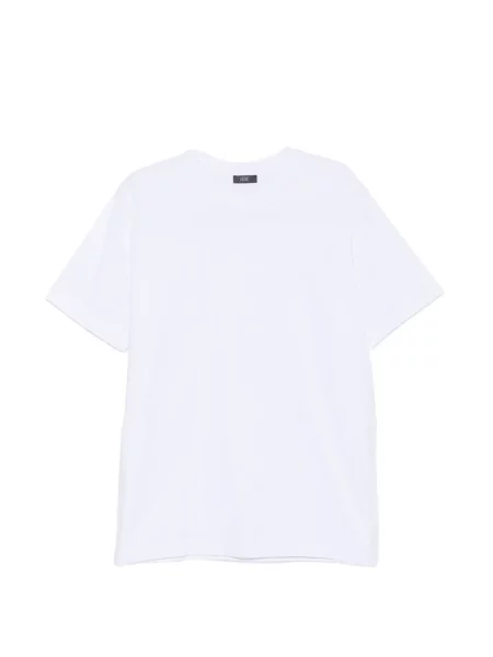 Tricou Hosio cu decolteu rotund alb