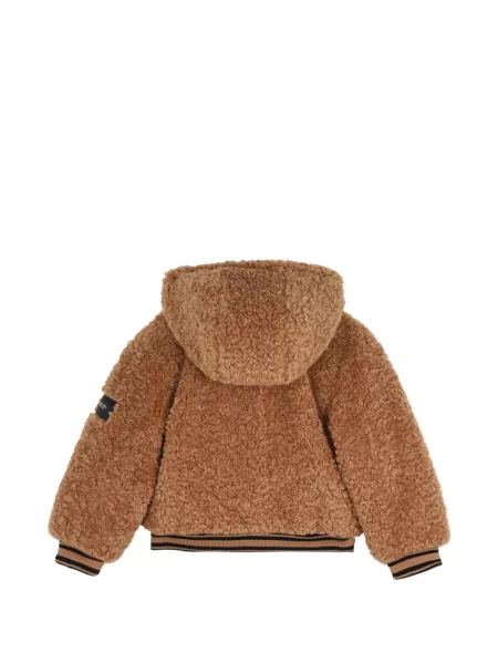 Bluza z kapturem dziecięca Marc Jacobs brązowa