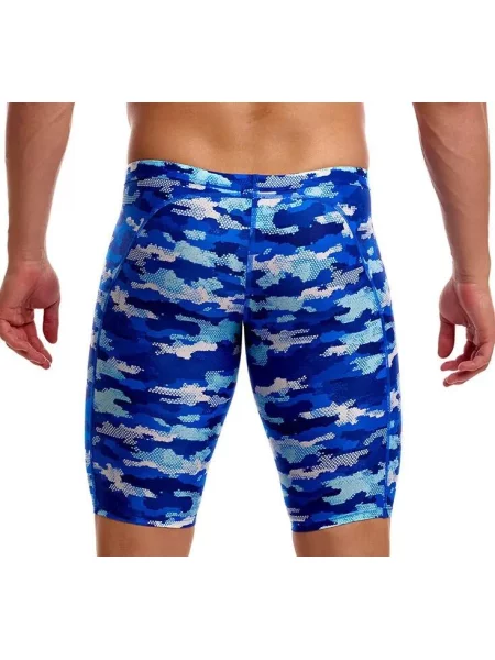 Spodenki do pływania Jammery Funky Trunks Clean Marine niebieskie