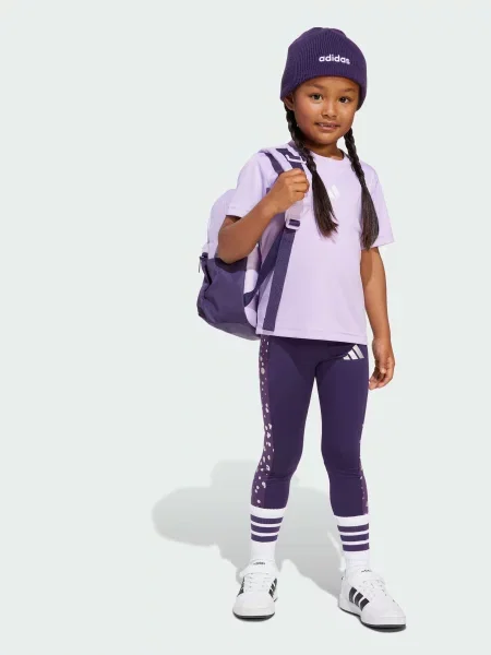 Дитячий Спортивний костюм adidas комбінований верх фіолетовий