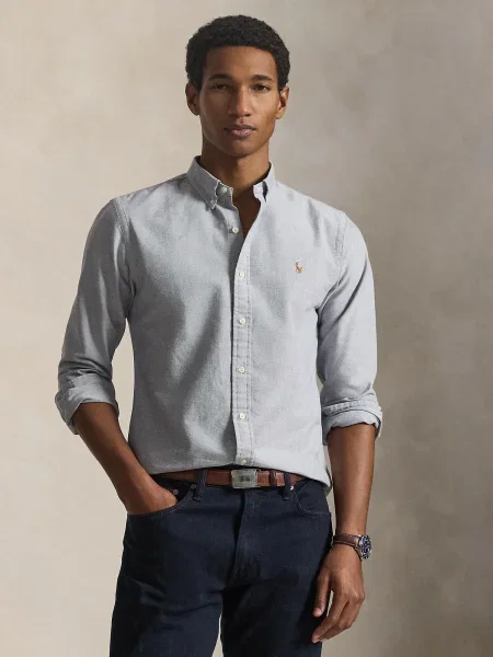 Polo Ralph Lauren Košeľa dymovo modrá