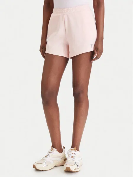 Guess Pantaloni scurți sport roz