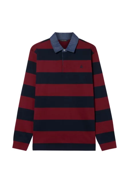 Gulerat tricou polo Brooks Brothers roșu