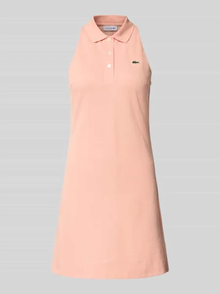 Sukienka polo o kroju slim fit z mieszanki bawełny Lacoste Sport