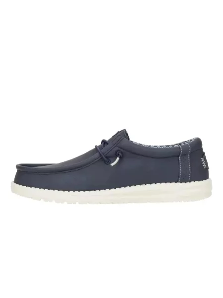 HEYDUDE Mokasyny Wally Classic niebieskie