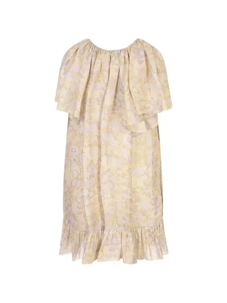 Rochie mini Chloé cu model floral cu imagine