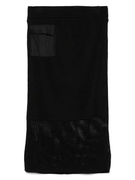 Dzianinowa spódnica midi Dkny do kolan czarna