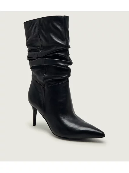 Guess De piele cizme cu subțire Caralee negru