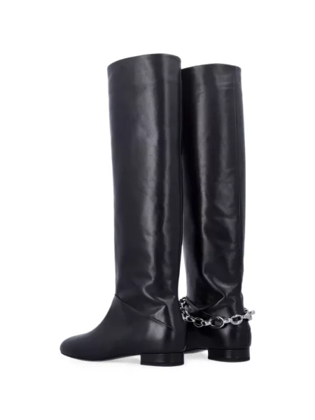 Cizme By Far din piele negru