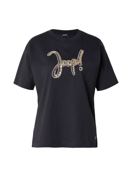 JOOP! Tricou Toraya auriu alb negru