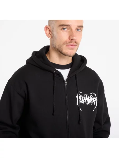 Φούτερ PLEASURES Pond Zip Hoodie Black S μαύρο