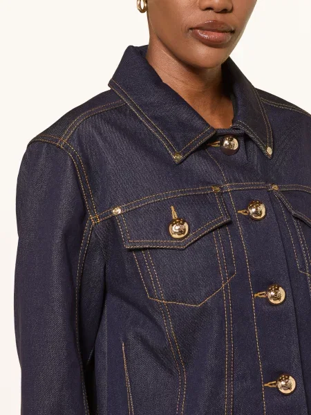 Goldbergh Džínová Bunda Mysa raw denim