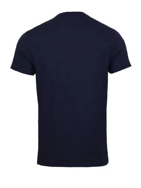 Emporio Armani Tričko námornícka modrá / modrozelená biela