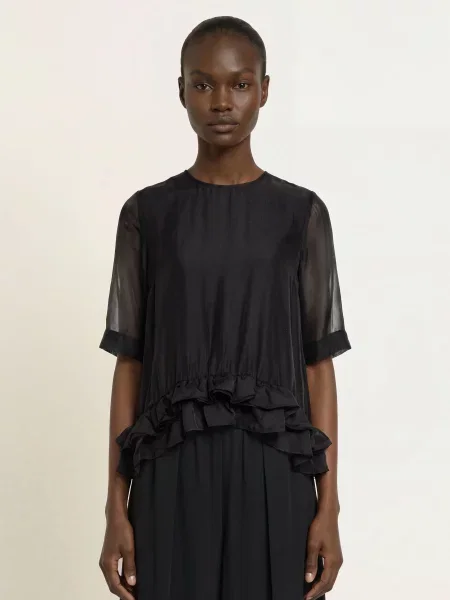 Inwear Košilová Halenka Orangeiw S Rukávy A Volánky černá