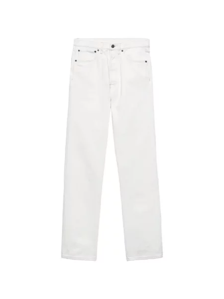 Blugi Prada cu 5 buzunare alb
