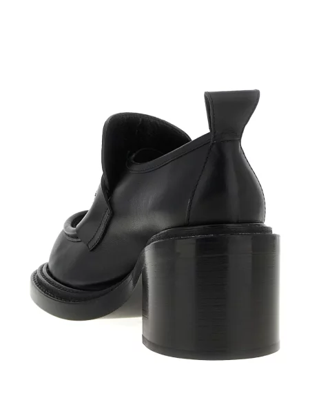 Pantofi loafer Moschino din piele negru