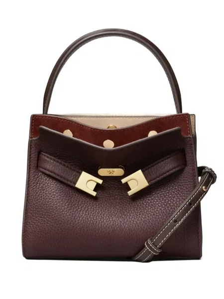 Geanta de piele Tory Burch din piele roșu