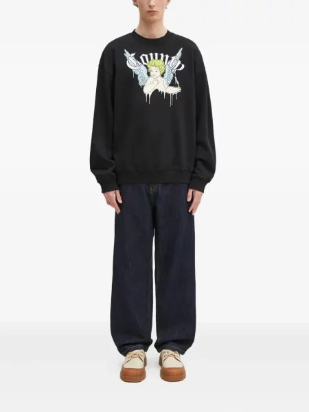 Hanorac Marcelo Burlon County Of Milan cu imagine negru