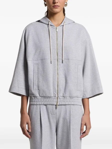 Hanorac cu glugă Peserico gri