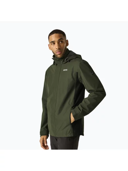 Geacă softshell pentru bărbați REGATTA Matt II dark khaki/black negru