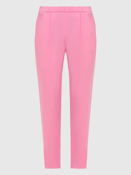 Брюки з шовку Vionnet рожеві
