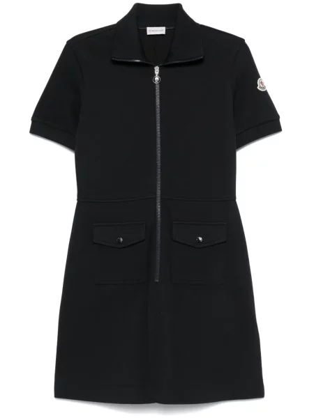 Mała mały sukienka mini Moncler garniturowa niebieska