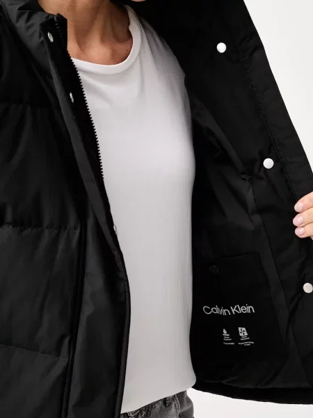 Calvin Klein Jeans пухено яке дамско черно