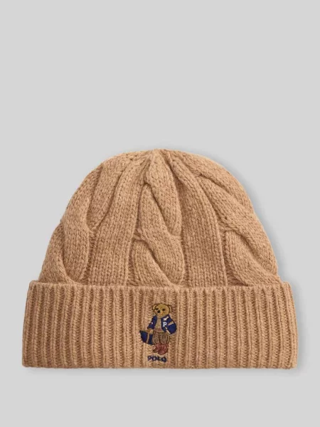 Polo Ralph Lauren Czapka Brązowy beżowa