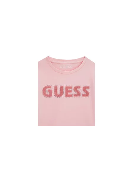 Guess Póló Regular Fit rózsaszín