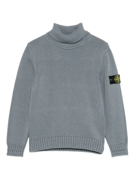 Sweter dziecięcy Stone Island szary