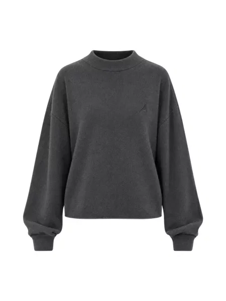 Sweter Akep wełniany szary