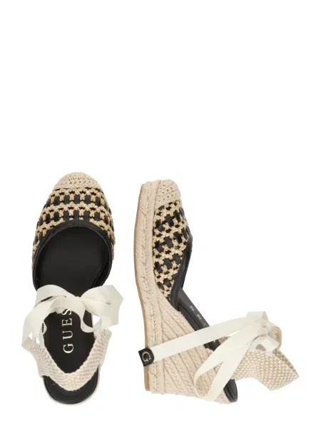 Espadrile Guess FLJNAM črna