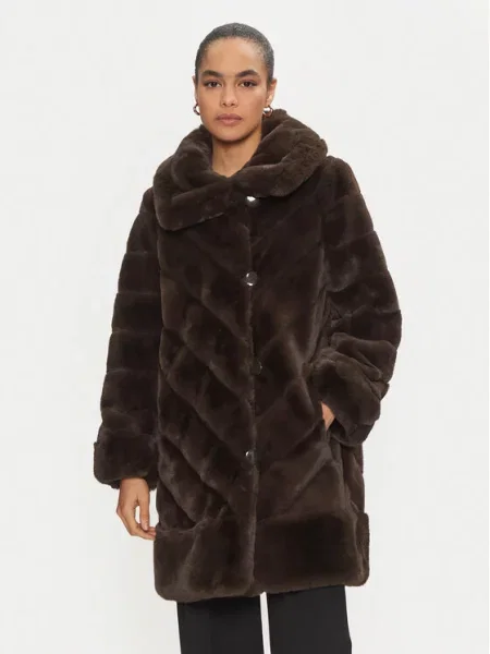 Krzneni plašč Joseph Ribkoff iz krzna rjava