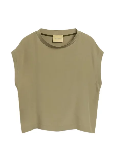 Bluzka Momoni bez rękawów zielona