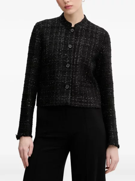 Geacă Joop! din tweed negru