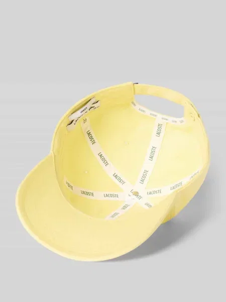 Lacoste czapka bejsbolowa żółta