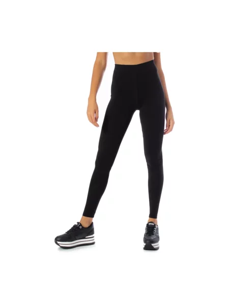 Legginsy o kroju skinny fit w jednolitym kolorze model ‘LIVE LOVE NEW’ Only czarne
