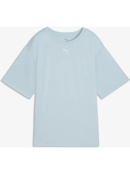 Koszulka Puma Tad Essential Relaxed krótki rękaw jasnoniebieska XS niebieska