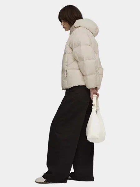 Зимова куртка PUMA HOODED DOWN PUFFER бежевий