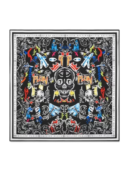 Szal Philipp Plein czarna