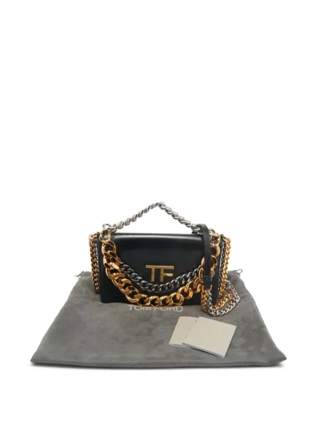 Colier Tom Ford din piele negru