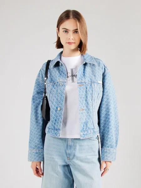 Jeans jakna Calvin Klein Jeans modra