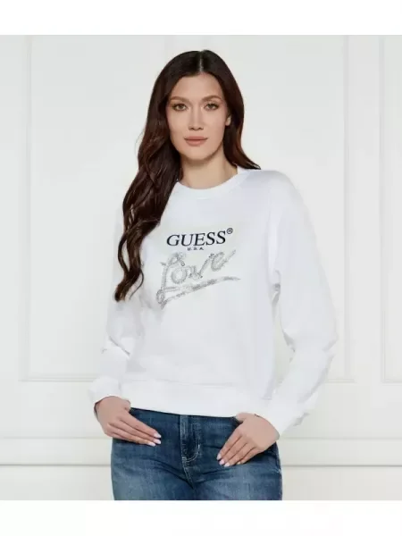 GUESS Pulóver fehér