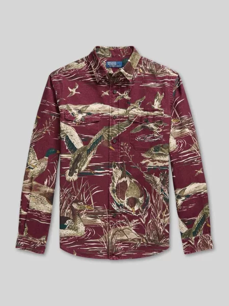 Koszula casualowa z satynowym wykończeniem Polo Ralph Lauren