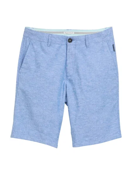 TOM TAILOR Chino kalhoty melír modrý